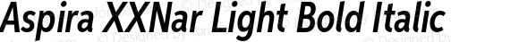 Aspira XXNar Light Bold Italic