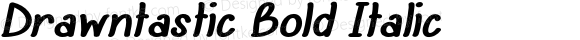 Drawntastic Bold Italic