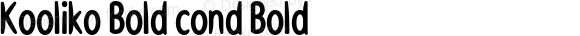 Kooliko Bold cond Bold