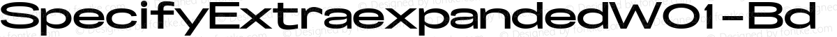 SpecifyExtraexpandedW01-Bd Regular