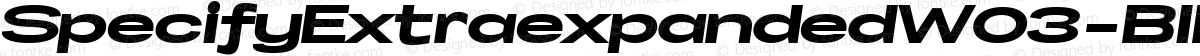 SpecifyExtraexpandedW03-BlkIt Regular