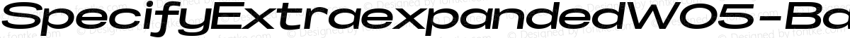 SpecifyExtraexpandedW05-BdIt Regular