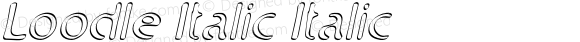 Loodle Italic Italic