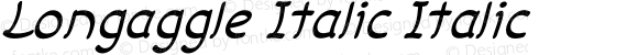 Longaggle Italic Italic