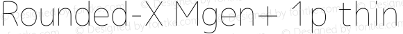 rounded-x-mgenplus-1p-thin