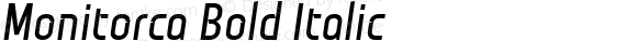 Monitorca Bold Italic