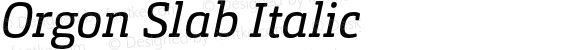 Orgon Slab Italic