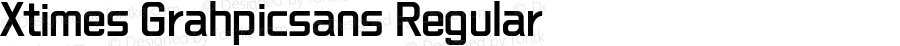 Xtimes Grahpicsans Regular Version 1.00 September 10, 2014, initial release