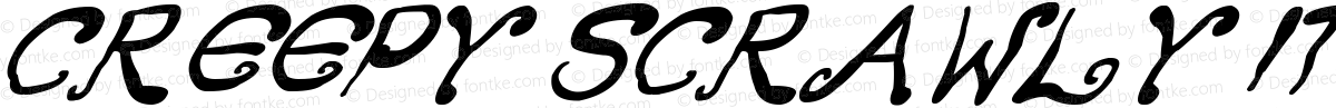 Creepy Scrawly Italic