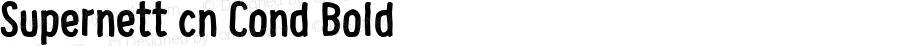 Supernettcn-BoldCondensed