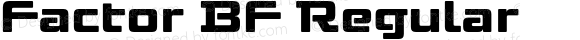 Factor BF Regular Version 1.000;com.myfonts.bomparte.factor-bf.bold.wfkit2.3wfc