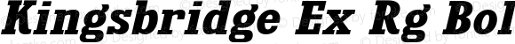 Kingsbridge Ex Rg Bold Italic