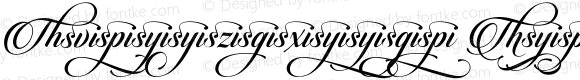 Candlescript Ligatures Mix Regular 1.000