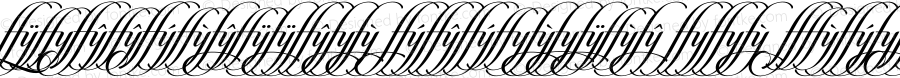 Candlescript Ligatures ffy Regular Version 1.000