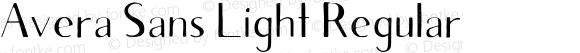 Avera Sans Light Regular