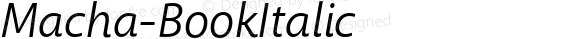 ☞Macha-BookItalic