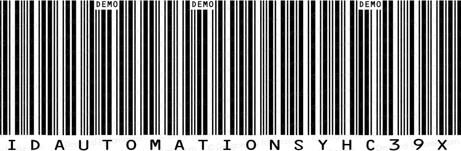 IDAutomationSYHC39XL Demo Regular IDAutomation.com 2014