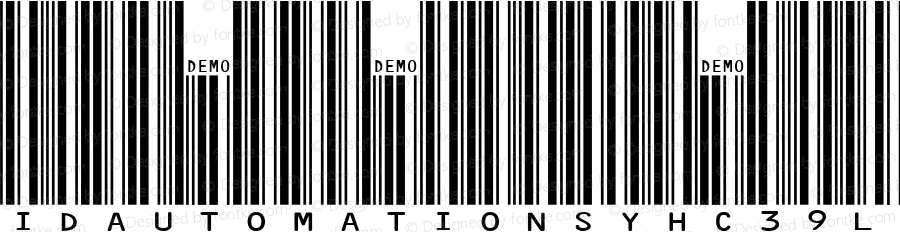 IDAutomationSYHC39L Demo Regular IDAutomation.com 2014