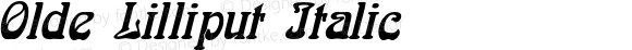 Olde Lilliput Italic