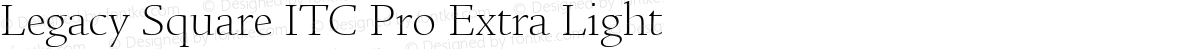 Legacy Square ITC Pro Extra Light