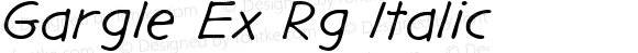 Gargle Ex Rg Italic