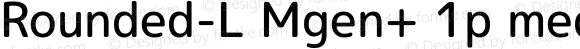 Rounded-L Mgen+ 1p medium Regular