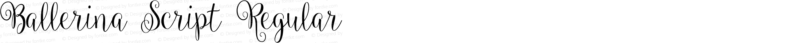 Ballerina Script Regular