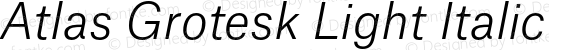 AtlasGrotesk-LightItalic