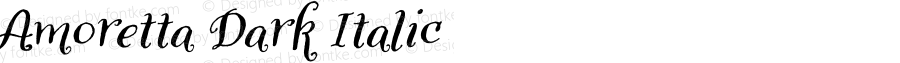 Amoretta Dark Italic