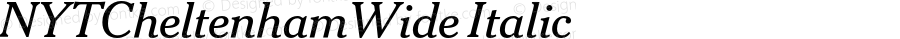 NYTCheltenhamWide Italic