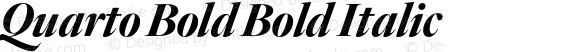 Quarto Bold Bold Italic