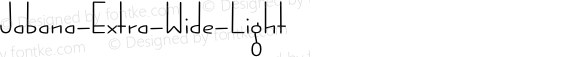 ☞Jabana Extra Wide Light Regular