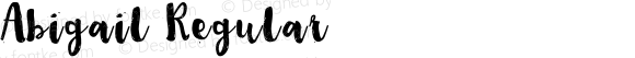 Abigail Brush Script