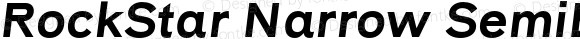 RockStar Narrow SemiBold Italic