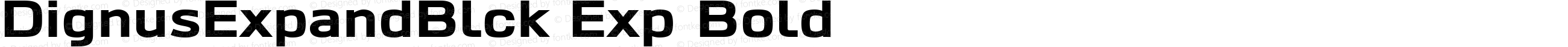 DignusExpandBlck Exp Bold