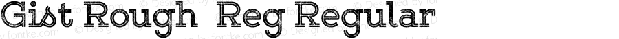 Gist Rough  Reg Regular Version 1.000;com.myfonts.easy.yellow-design.gist-rough.upr-reg-bold.wfkit2.version.481S