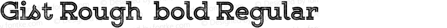 Gist Rough  bold Regular Version 1.000;com.myfonts.easy.yellow-design.gist-rough.upr-exbold.wfkit2.version.481Z