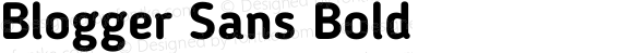 Blogger Sans Bold