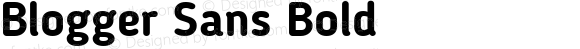 Blogger Sans Bold