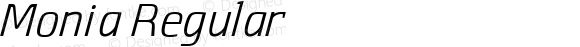 Monia Regular Italic