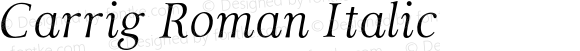 Carrig Roman Italic