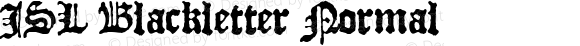 JSL Blackletter Normal