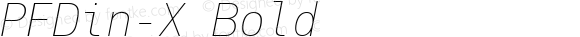 PFDinMono-XThinItalic