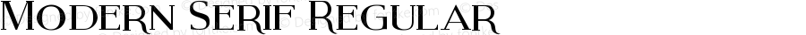 Modern Serif