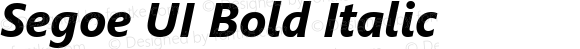 Segoe UI Bold Italic