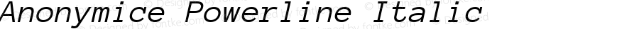 Anonymice Powerline Italic