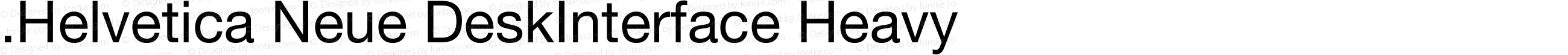 .Helvetica Neue DeskInterface Heavy