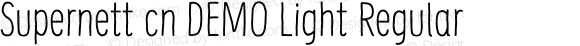 Supernett cn DEMO Light Regular