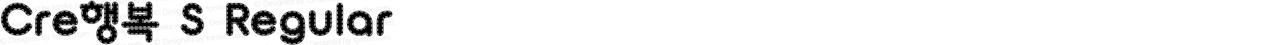 Cre행복 S Regular