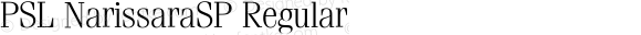PSL NarissaraSP Regular PSL Series 3, Version 1.5, release November 2002.